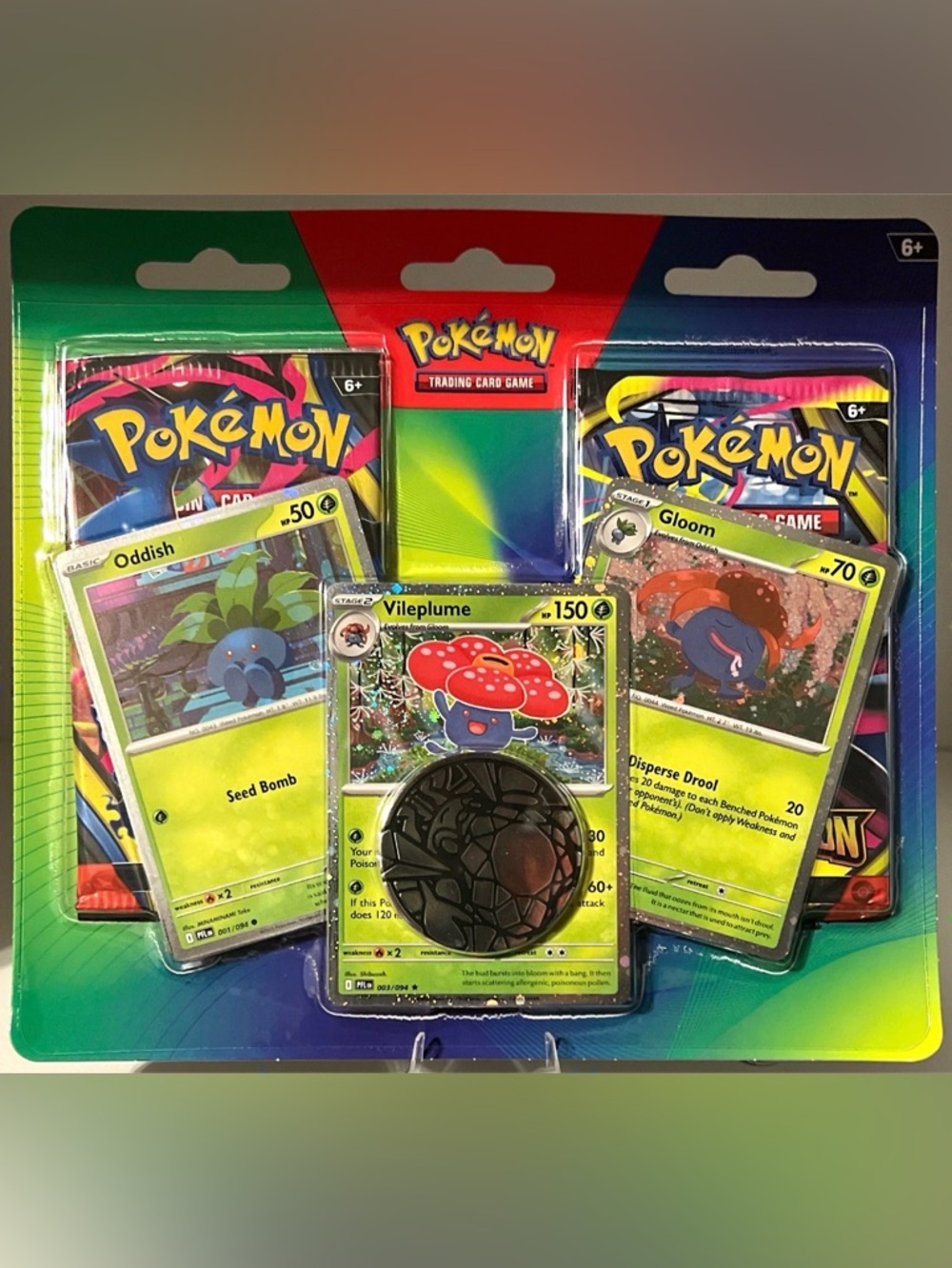 Pokémon TCG Mega Evolution - Phantasmal Flames: 2 PK Blister With 3 Promo Cards